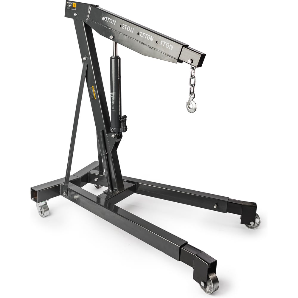 Изображение товара Гаражный гидравлический кран RUNTEC 3000 кг RT-NK03 профессиональный грузоподъемный инструмент