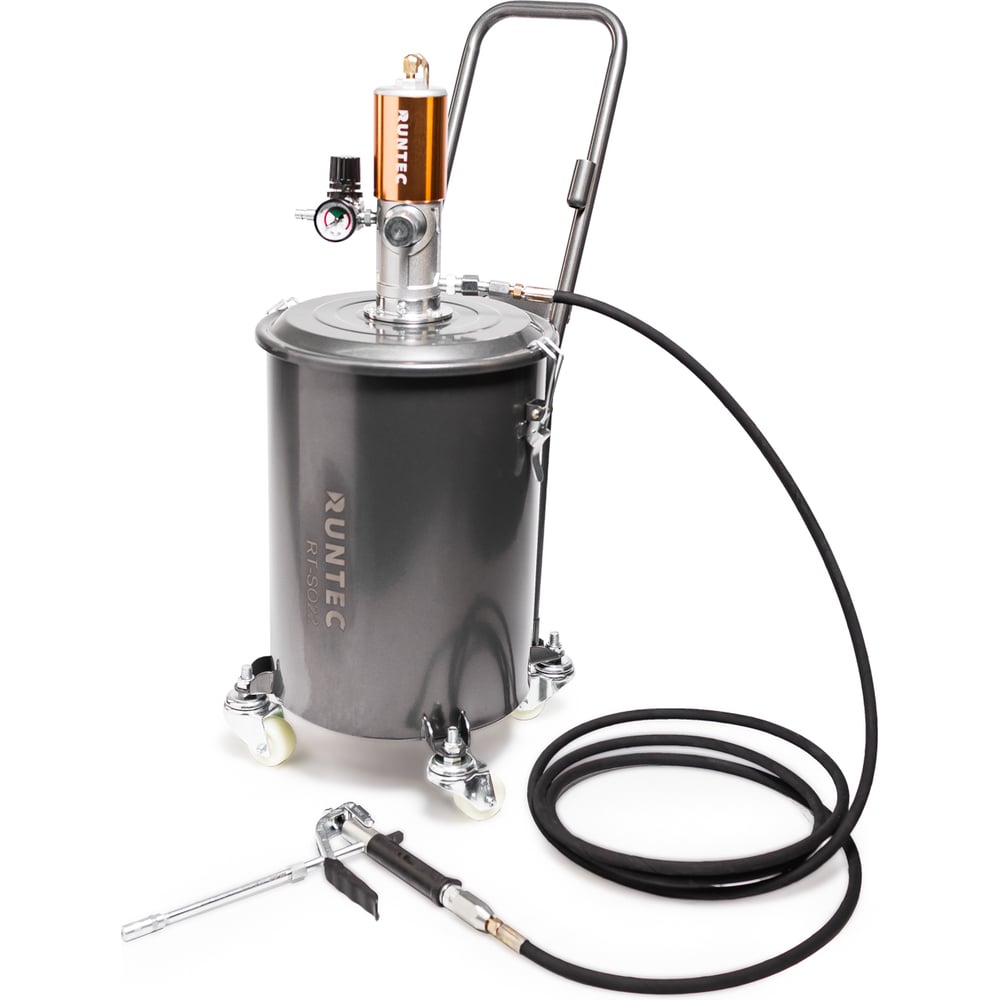 Изображение товара Солидолонагнетатель с пневмоприводом RUNTEC 20 л RT-SO22