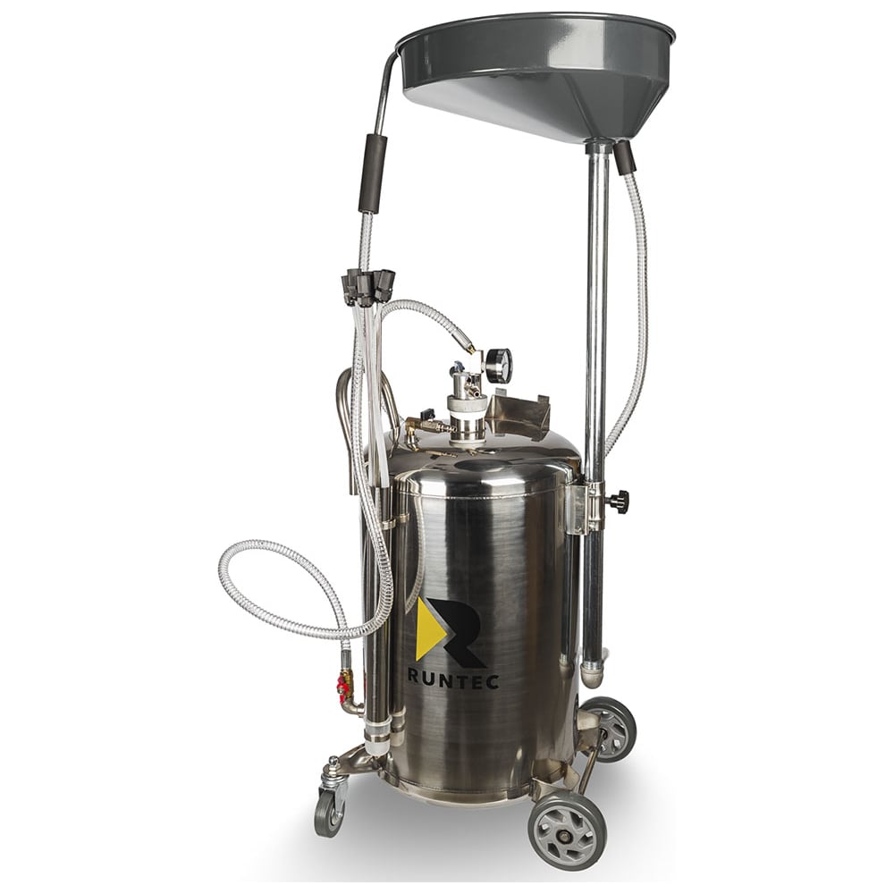 Изображение товара Установка для слива масла с щупами RUNTEC 80 л RT-SS0581