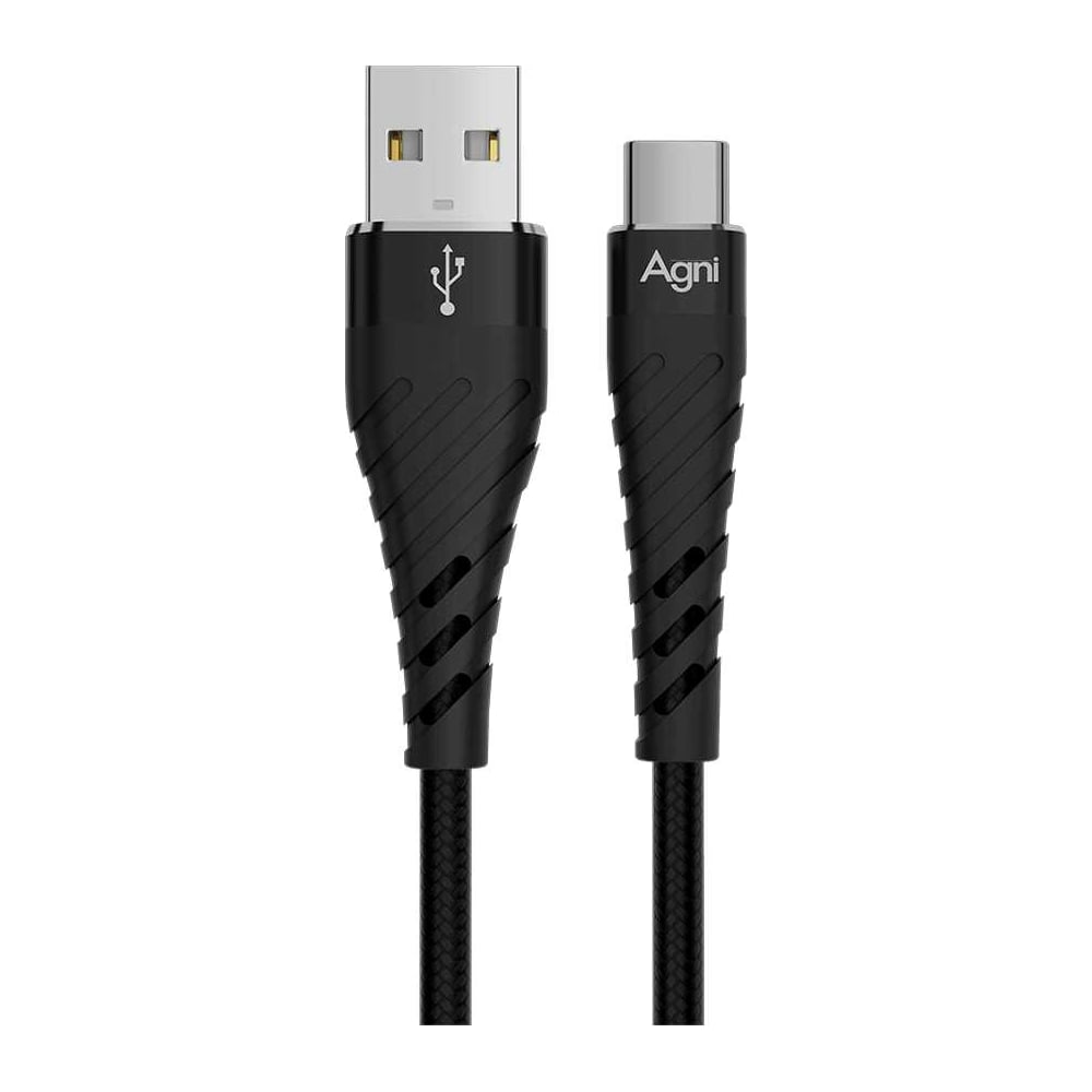 Изображение товара Кабель AGNI USB-A/USB-C, 1м, черный UC412-23-АС-black