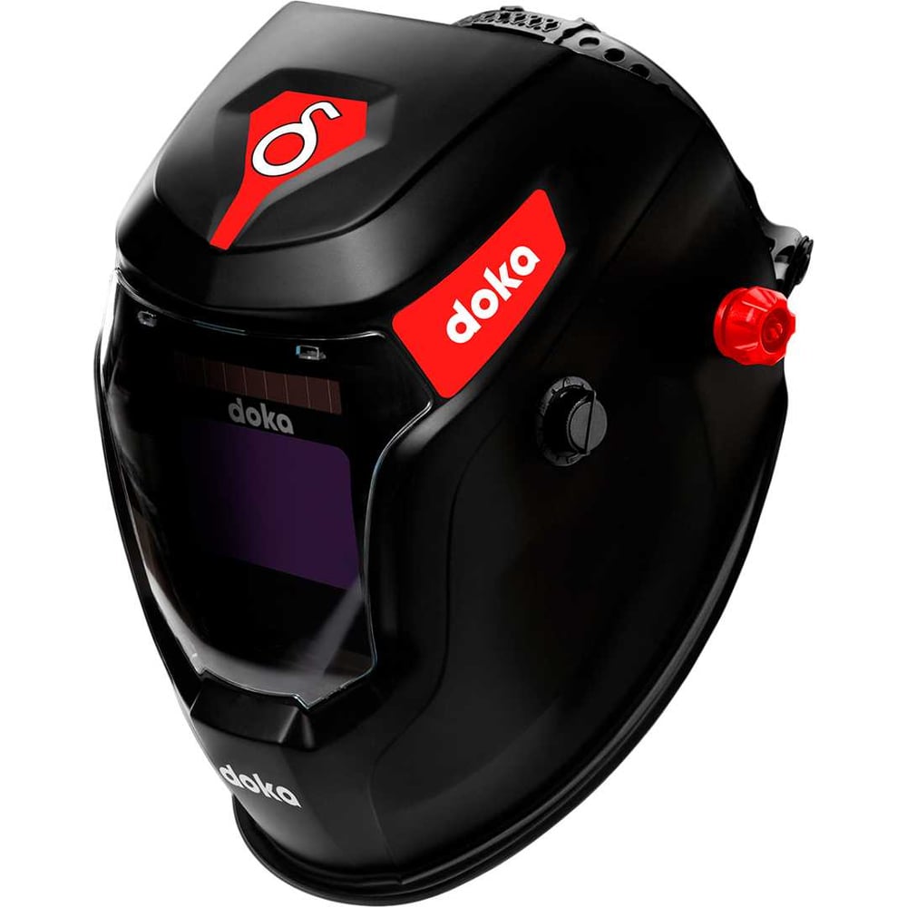 Изображение товара Маска сварочная doka Хамелеон REAL COLOR 100х60 мм, DIN 3/4-8/9-13, 1/1/1/1 Delta ADF9