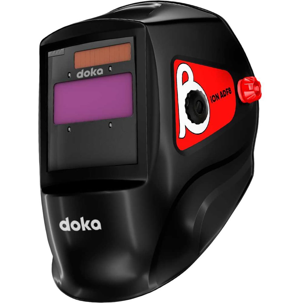 Изображение товара Маска сварочная doka Хамелеон REAL COLOR 100х53 мм, DIN 3/4-8/9-13, 1/1/1/1 Beta iON ADF8