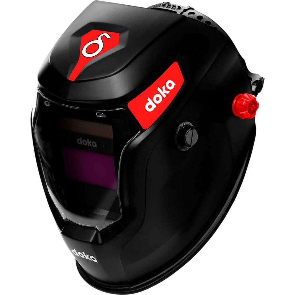 Изображение товара Маска сварочная doka Хамелеон REAL COLOR 93x43 мм, DIN 4/5-8/9-13, 1/1/1/2 Delta ADF6