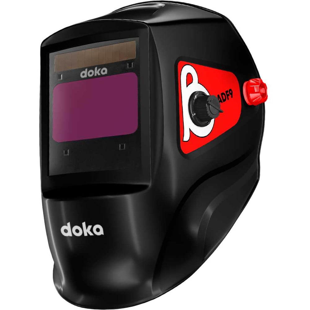 Изображение товара Маска сварочная doka Хамелеон REAL COLOR 100х60 мм, DIN 3/4-8/9-13, 1/1/1/1 Beta ADF9