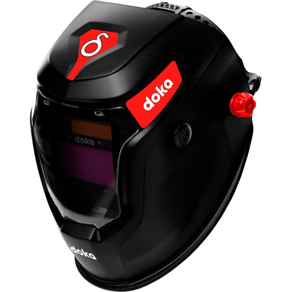 Изображение товара Маска сварочная doka Хамелеон REAL COLOR 100х53 мм, DIN 3/4-8/9-13, 1/1/1/1 Delta iON ADF8