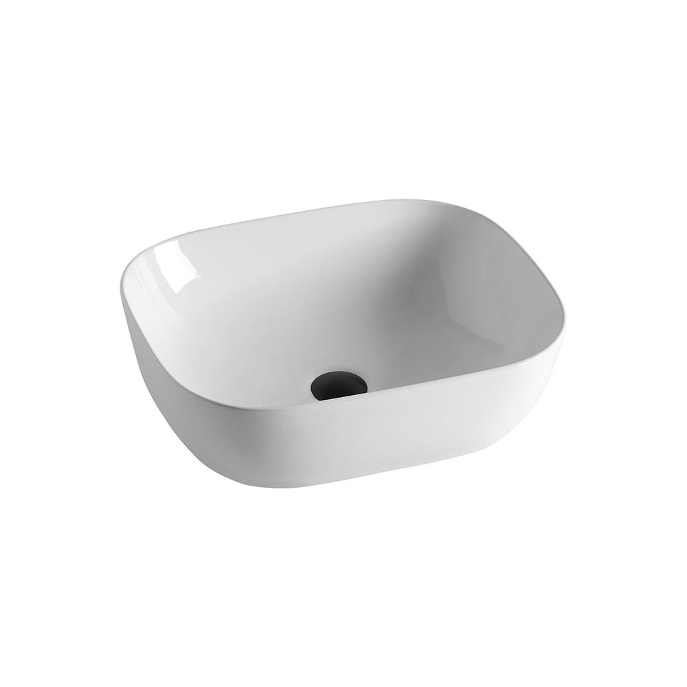 Изображение товара Умывальник на столешницу Aron 49 Alcora санитарная раковина белая