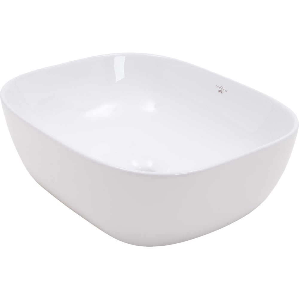 Изображение товара Умывальник на столешницу Aron 49 Alcora санитарная раковина белая