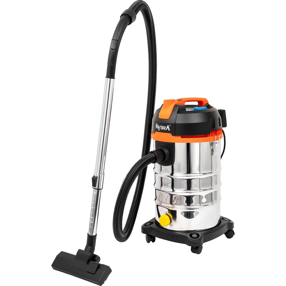 Изображение товара Пылесос строительный из нержавеющей стали 30л 1400 Вт Kydra KVS-CE3.30L
