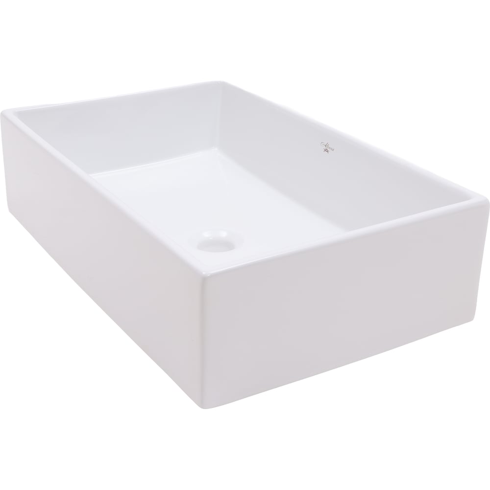 Изображение товара Умывальник на столешницу Kadis 60 Alcora белый глянцевый прямоугольный санфарфор