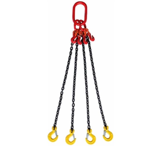 Изображение товара Строп цепной ПромСтроп 4СЦ 2,36/10000, с укоротителями 4687207091183