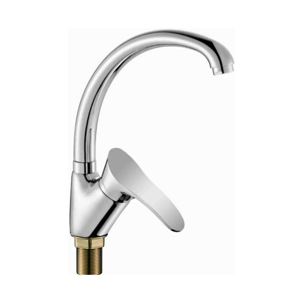 Изображение товара Смеситель для кухни ALOUTE с поворотным изливом хром однорычажный