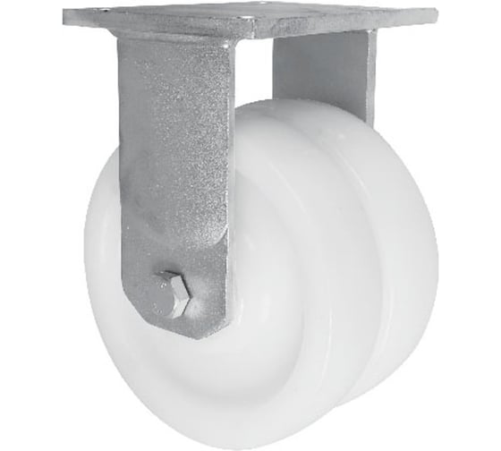 Изображение товара Колесная опора Inford неповоротная сдвоенная большегрузная E74 MMBX 200 R