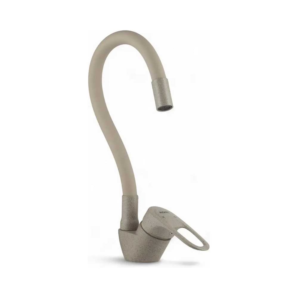 Изображение товара Смеситель для кухни ALOUTE бежевый с гибким изливом однорычажный