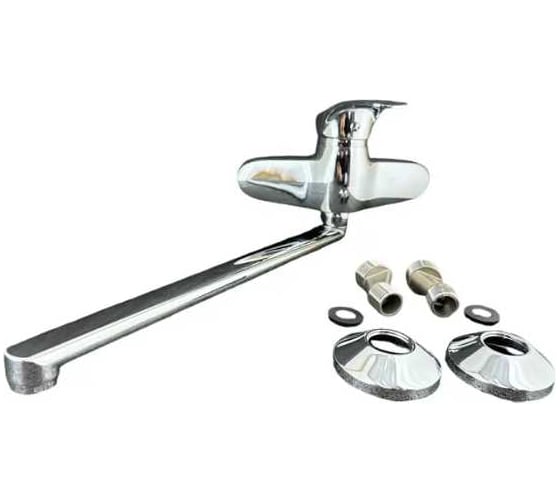 Изображение товара Смеситель для кухни ALOUTE настенный, с длинным изливом, хром A0153