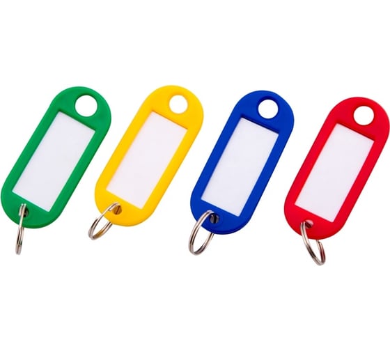 Изображение товара Набор брелоков для ключей OfficeSpace 52 мм, 100 шт, ассорти 268452