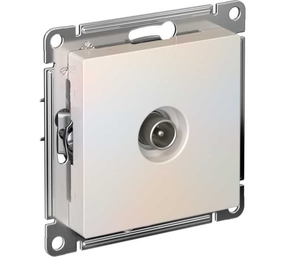 Изображение товара Розетка TV Systeme Electric AtlasDesign Жемчуг проходная 4DB, механизм SE ATN000492