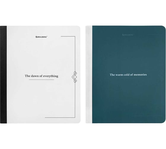 Изображение товара Тетради BRAUBERG ДЭК А5 96л, комплект 2 шт. на сшивке с корешком, клетка, Vintage 405307