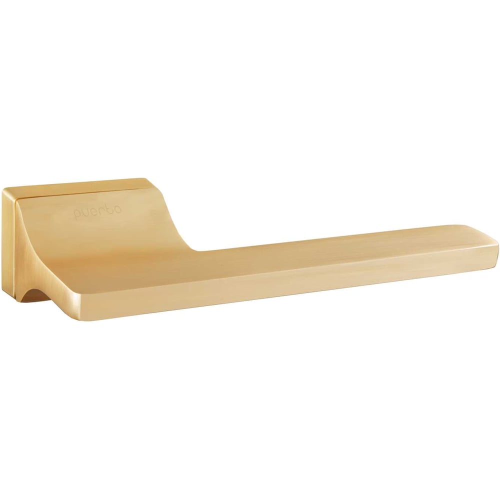 Изображение товара Ручка дверная PUERTO Лингуине золото матовое сатинированное межкомнатная