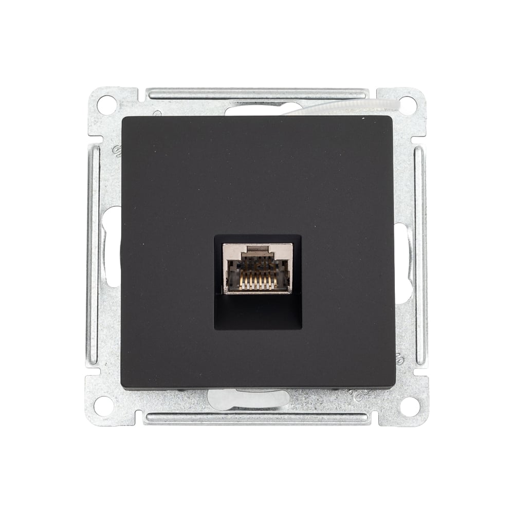 Изображение товара Компьютерная розетка Systeme Electric AtlasDesign Карбон RJ45, кат. 6A