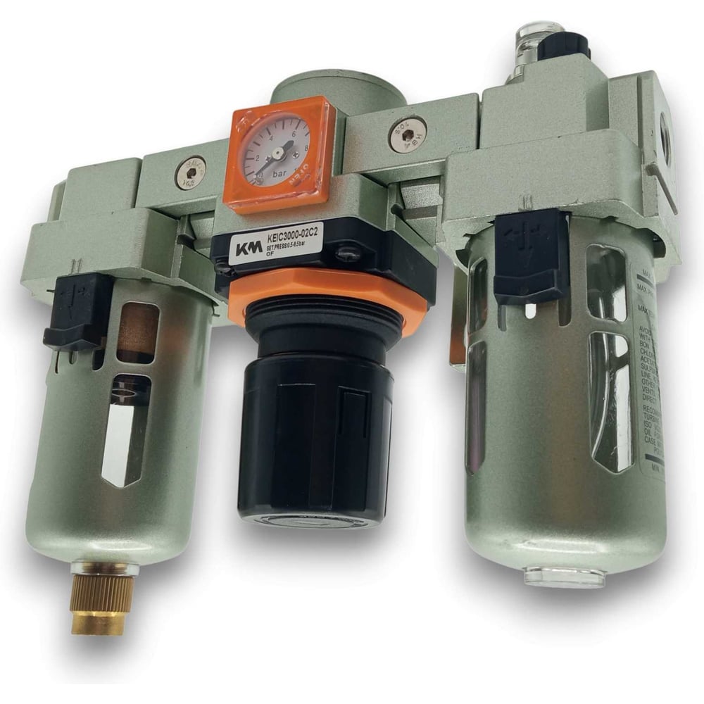 Изображение товара Блок подготовки воздуха KEIC3000-02C2 Контактная Механика высокопропускная фильтрация