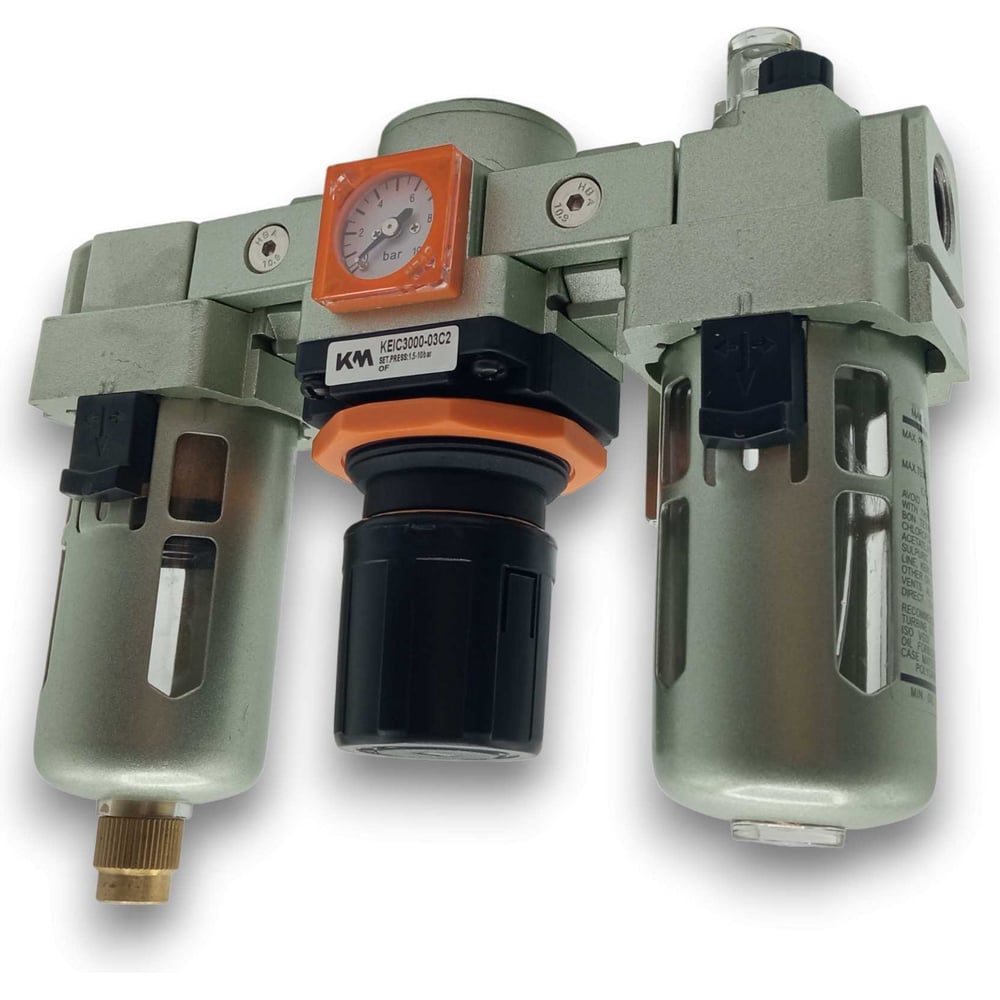 Изображение товара Блок подготовки воздуха Контактная Механика KEIC3000-03C2 2105 л/мин фильтр алюминий