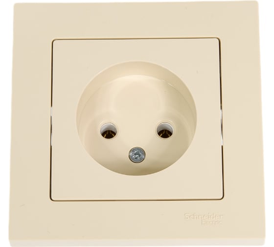 Изображение товара Розетка Systeme Electric AtlasDesign Беж б/з, 16А, в сборе SE ATN000240