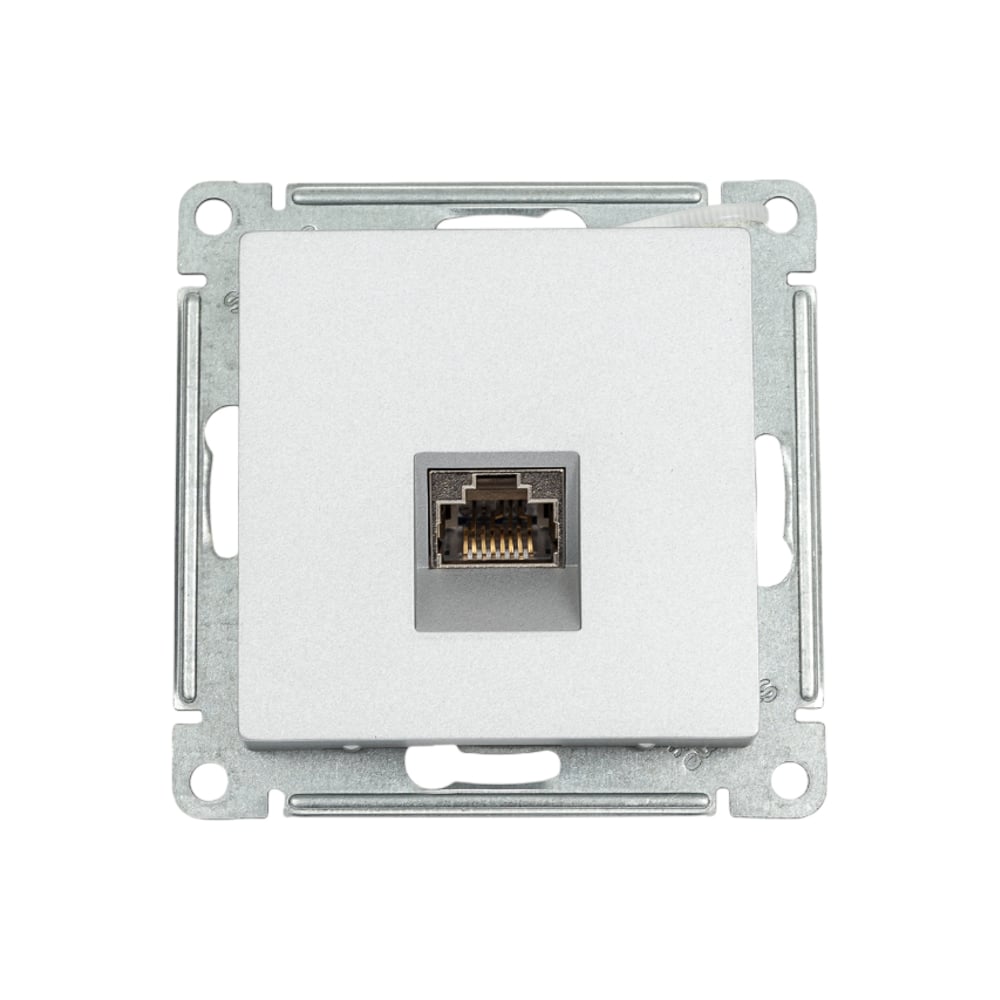 Изображение товара Компьютерная розетка Systeme Electric AtlasDesign RJ45 кат 6A, алюминий