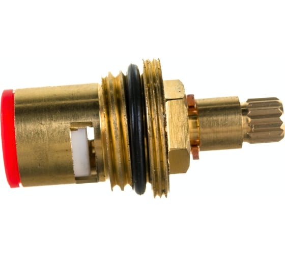 Изображение товара Керамическая кран-букса Профсан ПСМ 1/2", 15 шлицов 2 резьбы PSM-1291-15