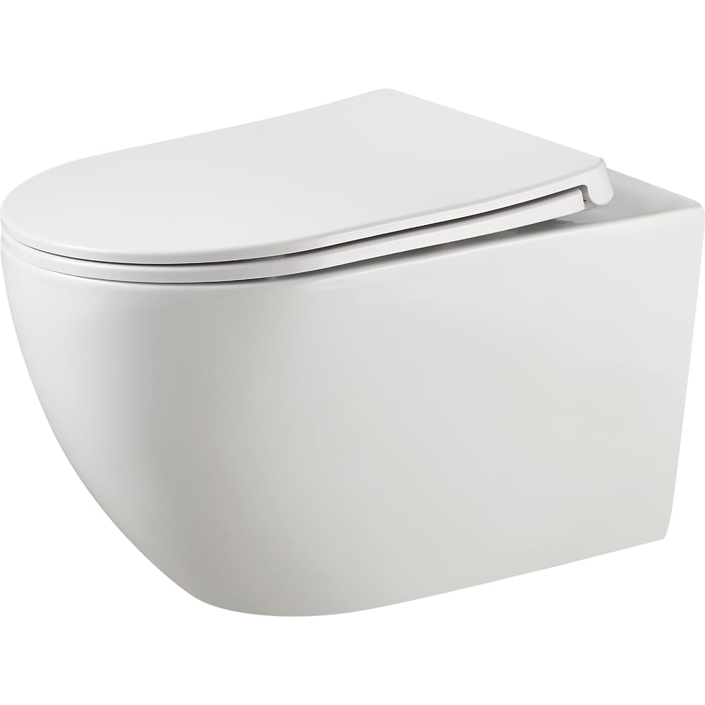 Изображение товара Подвесной унитаз Agger TORNADO безободковый с микролифтом и системой антивсплеск