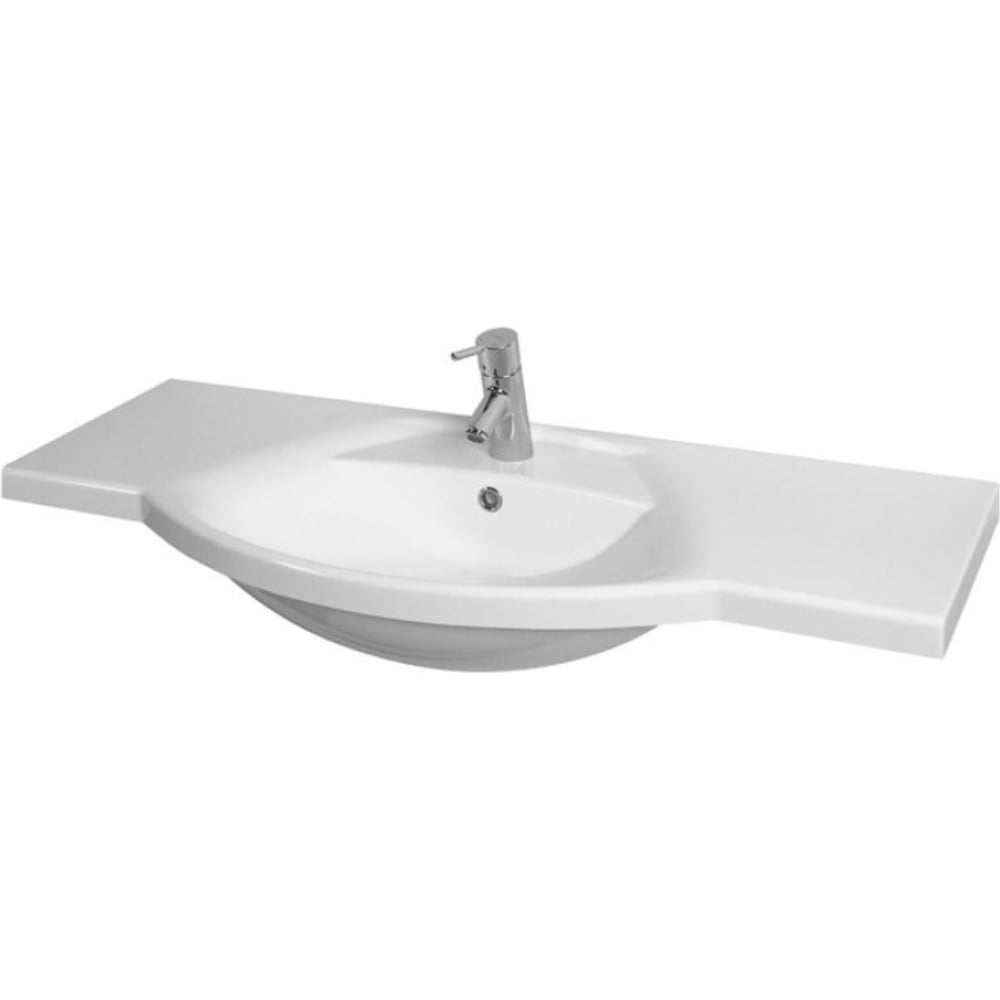 Изображение товара Раковина AQUATON Лацио 110 белая современная для ванной комнаты
