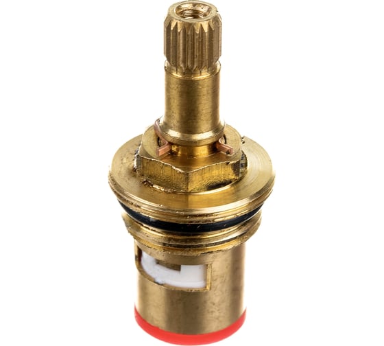 Изображение товара Керамическая кран-букса Профсан ПСМ 1/2", 20 шлицов, удлиненная 2 резьбы PSM-1292-20