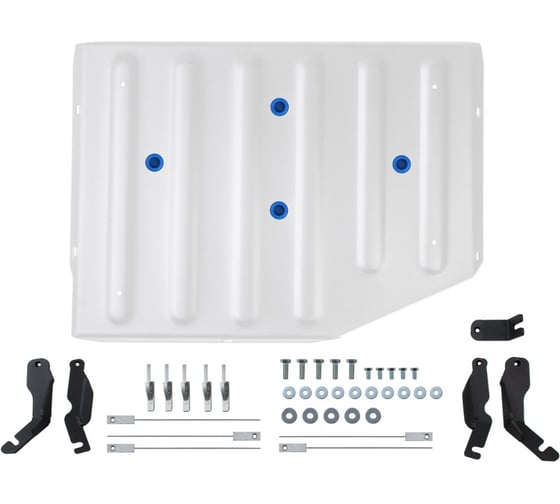 Изображение товара Защита батареи + комплект крепежа Rival Алюминий, Tank 500 2023-, V-2.0 HEV, АКПП, 4WD 333.4808.1