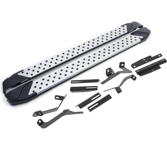 Изображение товара Порог-площадка Rival Bmw-Style D180AL + Комплект крепежа к порогам Москвич 3;2022-;1,5;FWD;МКПП;Москвич 3;2022-;1,5;FWD;CVT;JAC JS4;2022-;1,5;FWD; D180AL.9204.1