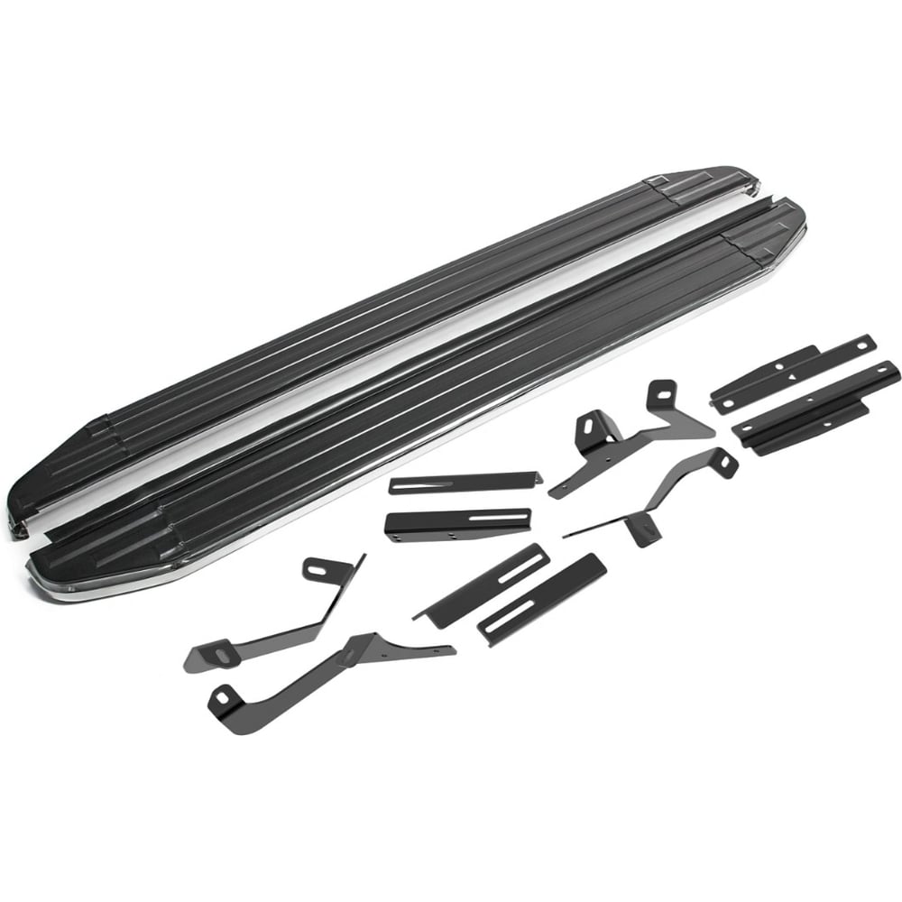 Изображение товара Порог-площадка Rival Premium A180ALP для Москвич 3 2022+ алюминий