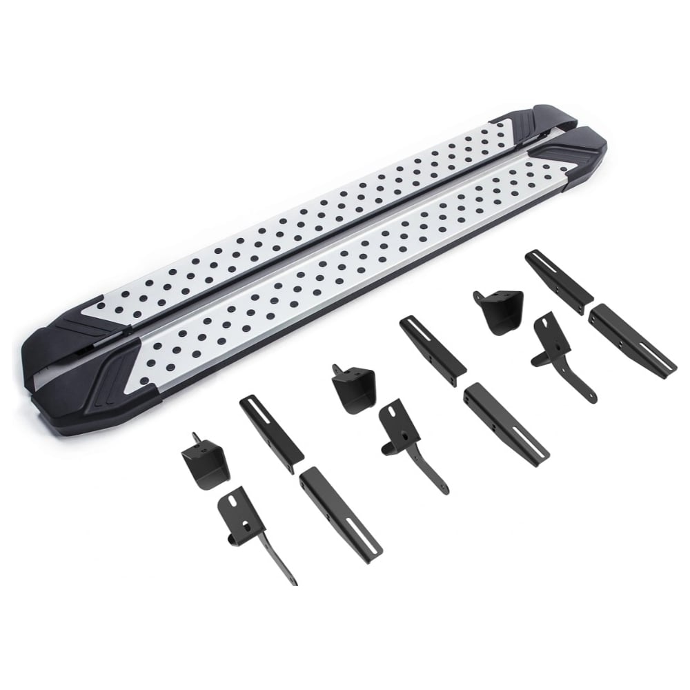 Изображение товара Порог-площадка Rival Bmw-Style D193AL для Great Wall Poer 2023 комплект крепежа