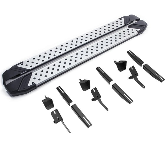 Изображение товара Порог-площадка Rival Bmw-Style D193AL + Комплект крепежа к порогам Great Wall Poer 2023- D193AL.2003.1