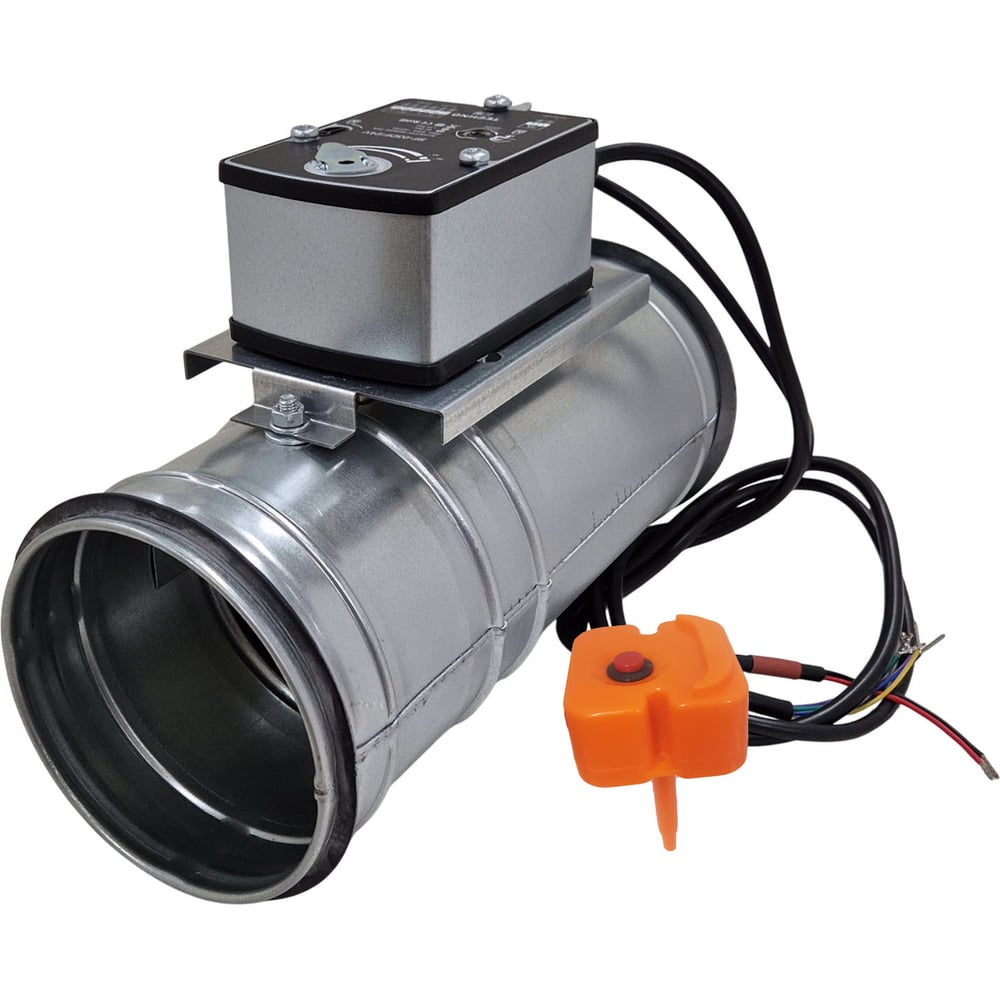 Изображение товара Пожарный клапан TECHNO FKS125 круглый 125мм огнестойкость EI60 с приводом 220В