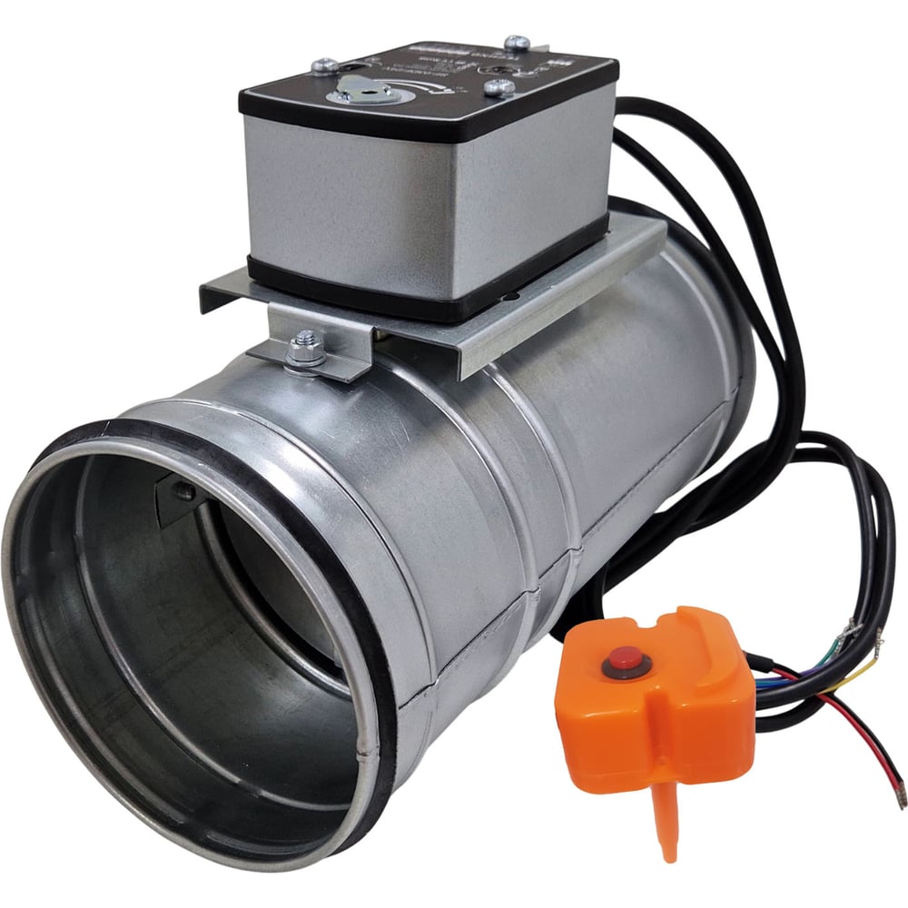 Изображение товара Пожарный клапан TECHNO FKS140 круглый 140мм огнестойкость EI60 с приводом 24В