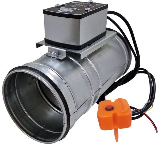 Изображение товара Пожарный клапан TECHNO FKS140 круглый 140мм огнестойкость El60 с приводом с возвратной пружиной 24В с ТРУ 594144
