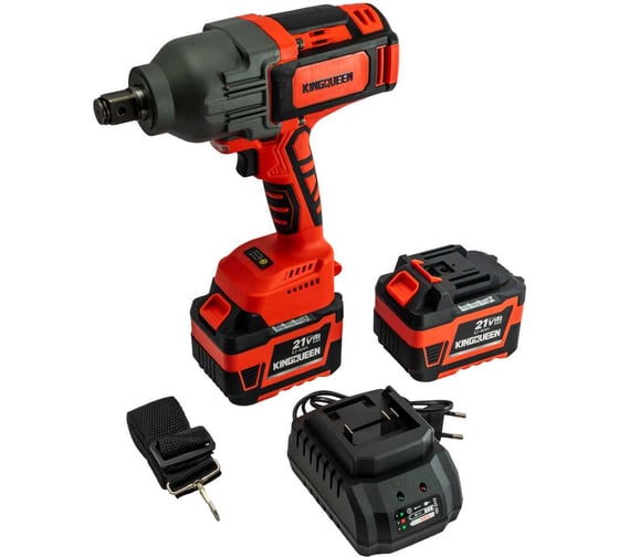 Изображение товара Гайковерт бесщеточный KINGQUEEN 2 АКБ 21В, 3/4, 2200N/m KQ-289