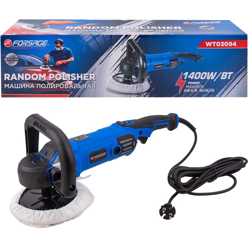 Изображение товара Машина полировальная Forsage 1400Вт F-WT03094(62651)