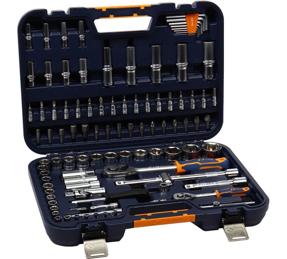 Изображение товара Набор торцевых головок 6-гранный LIGE 1/2" 1/4" 97 пр. в кейсе LG-S1097 398921