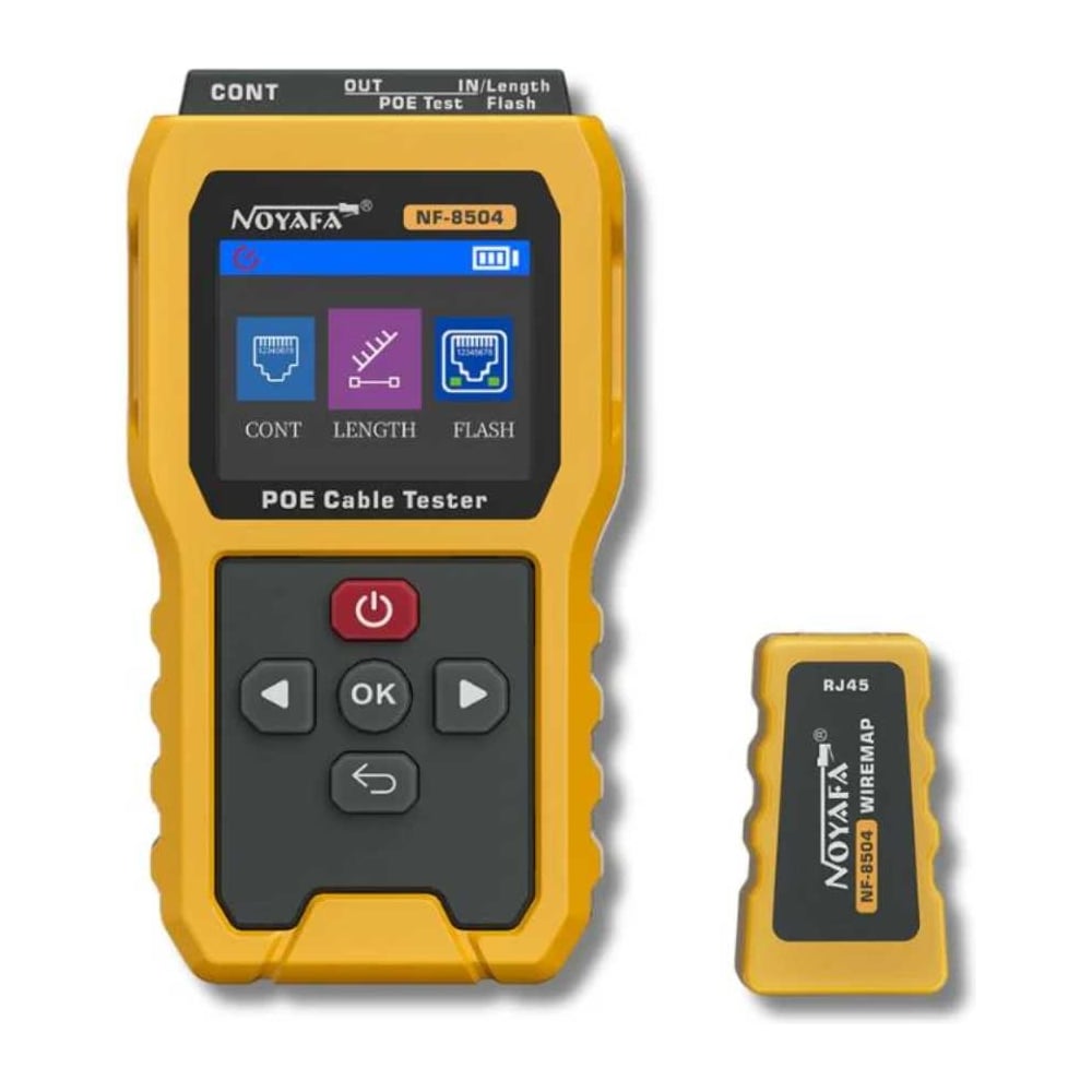 Изображение товара Кабельный тестер NF-8504 для витой пары и кабелей длиной до 300м