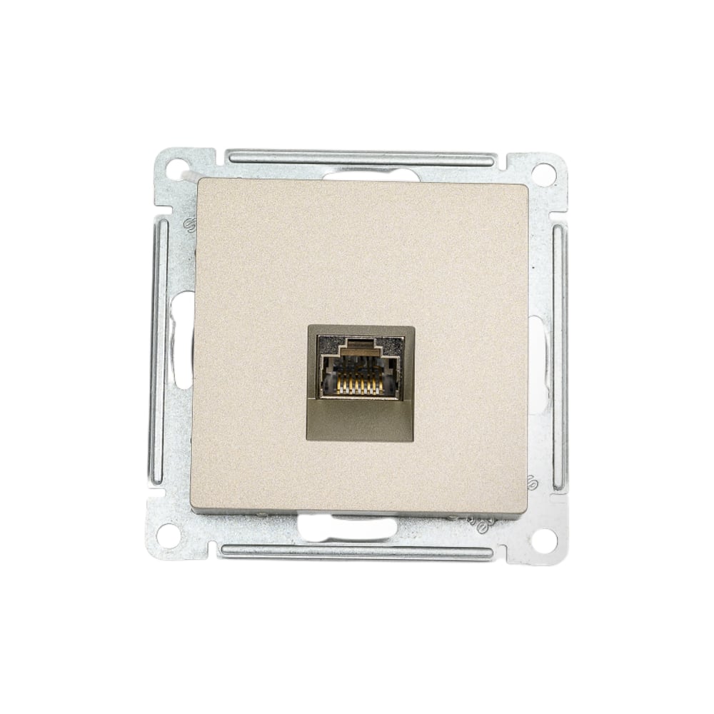 Изображение товара Компьютерная розетка Systeme Electric AtlasDesign RJ45 категория 6A для встраиваемого монтажа