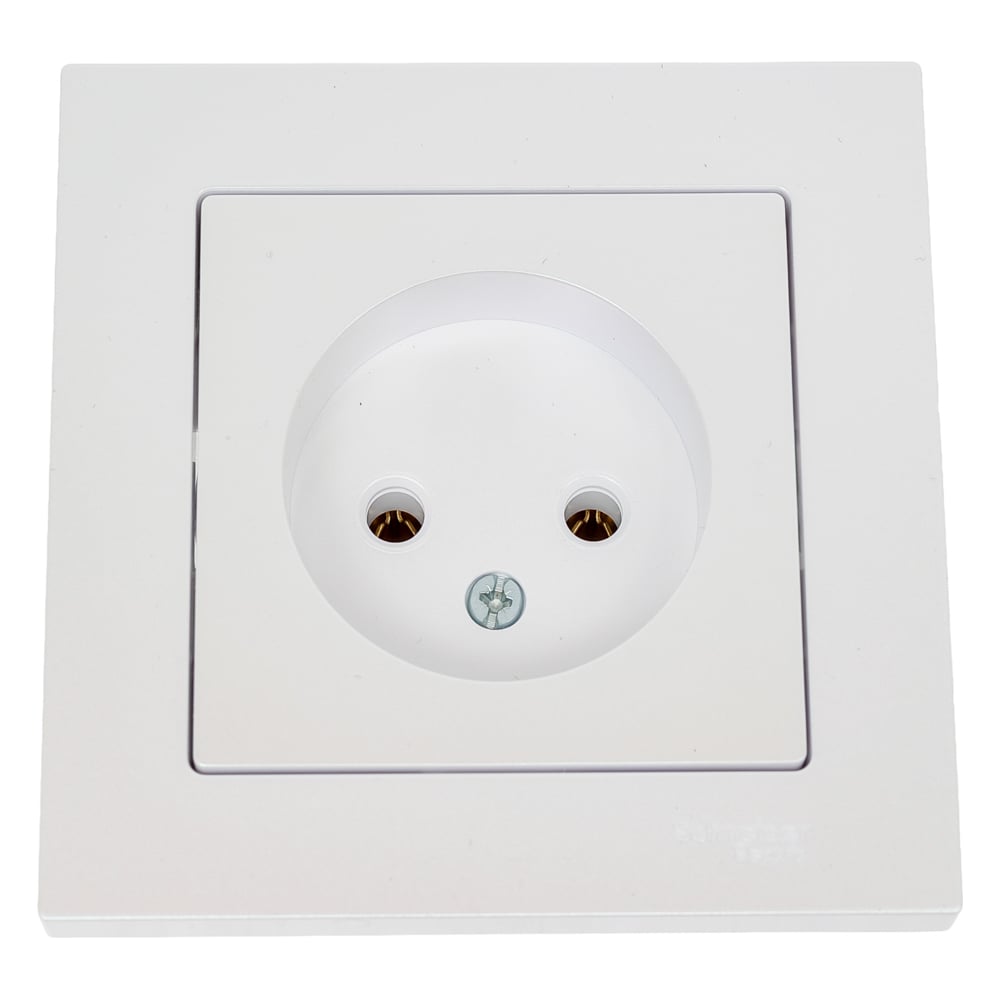 Изображение товара Розетка Systeme Electric AtlasDesign Жемчуг 16А в сборе для встраиваемого монтажа