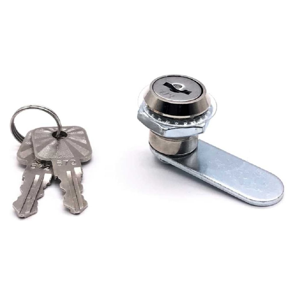 Изображение товара Замок почтовый Русские замки RZ 050 h16 1000 шт хром 2 ключа цилиндровый