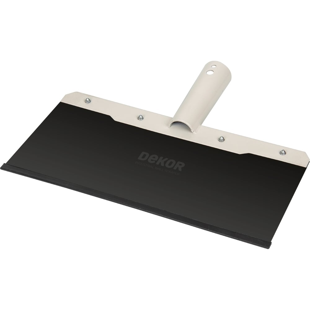 Изображение товара Скребок DEKOR 25х30 см металлическая ручка профессиональный инструмент для очистки