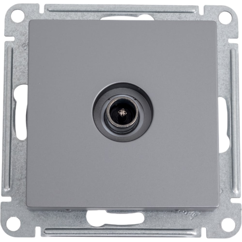 Изображение товара Розетка TV Systeme Electric AtlasDesign сталь оконечная механизм SE ATN000991