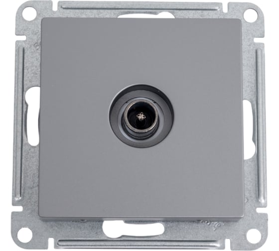 Изображение товара Розетка TV Systeme Electric AtlasDesign Сталь оконечная 1DB, механизм SE ATN000991