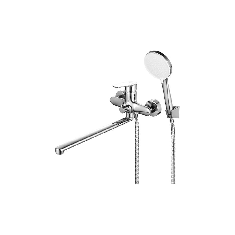 Изображение товара Смеситель одноручный DECOROOM DR29043 с поворотным изливом 350 мм хром